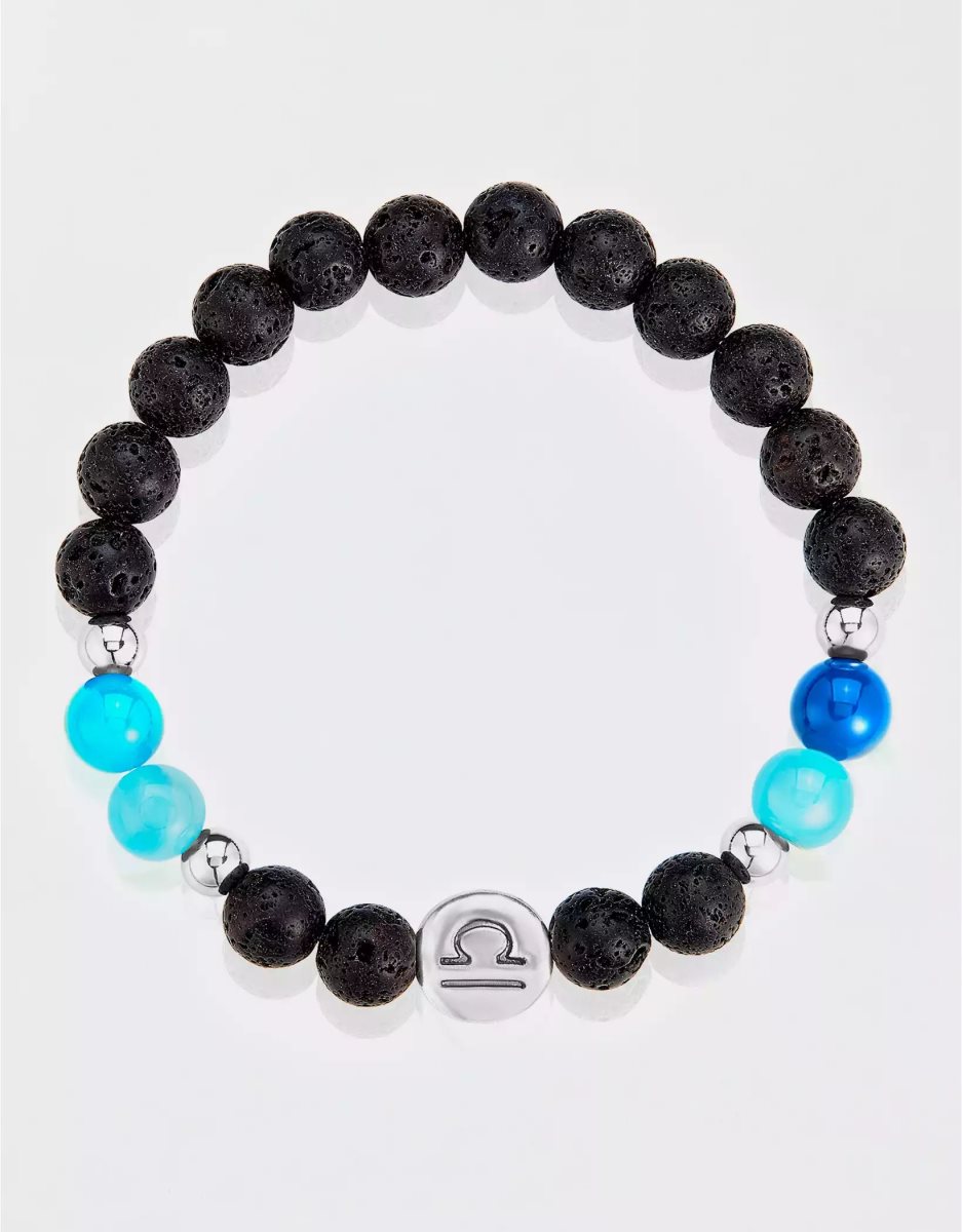 Bijoux American Eagle Zodiac Bead Bracelet Bleu Homme | HON-70274848